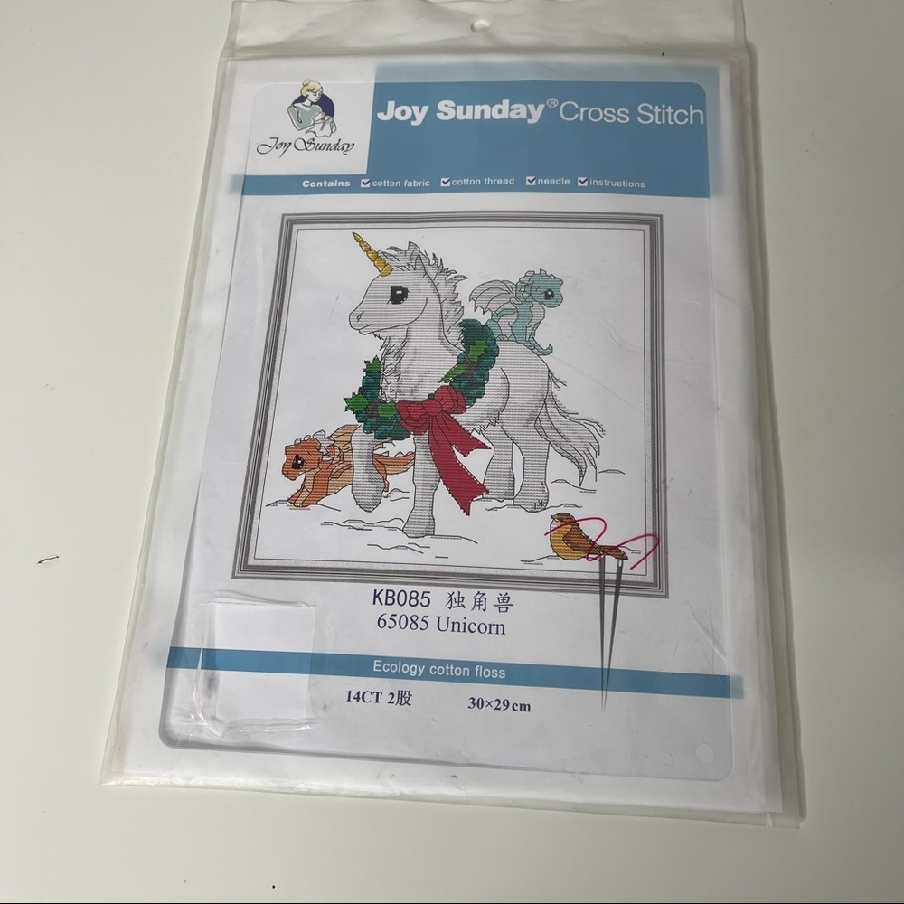Joy Sunday cross stitch
